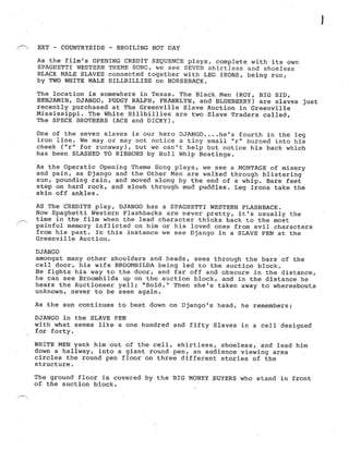 Django Screenplay