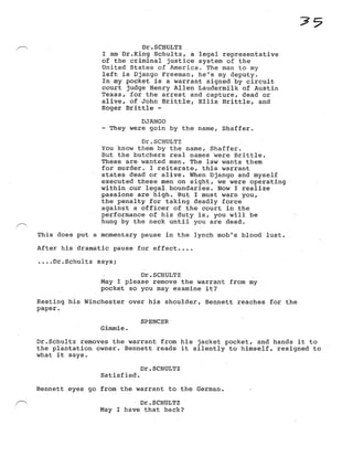 Django Screenplay