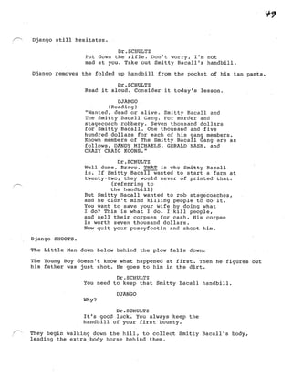 Django Screenplay