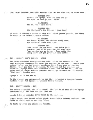 Django Screenplay
