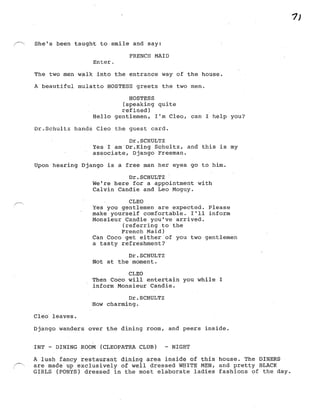 Django Screenplay