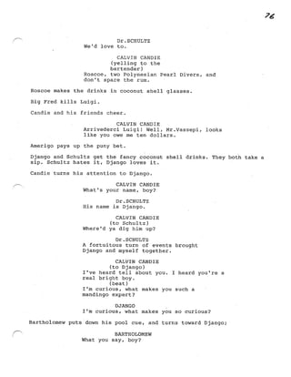 Django Screenplay