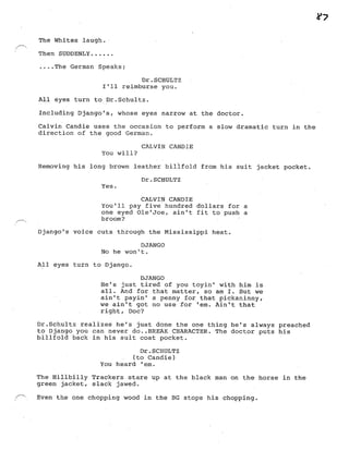 Django Screenplay