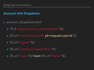 Django User Management & Social Authentication | PDF