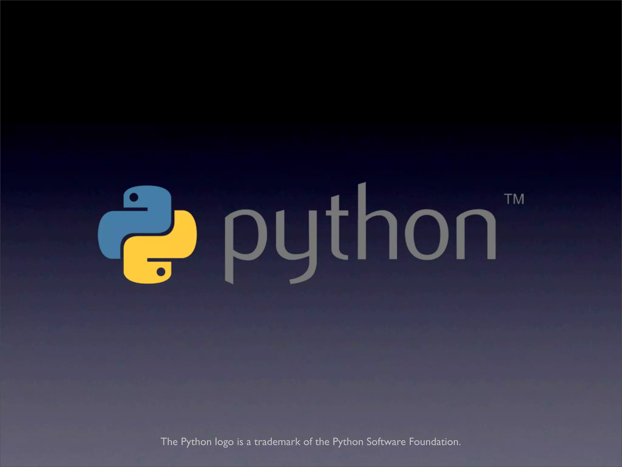 The Python logo is a trademark of the Python Software Foundation.
 