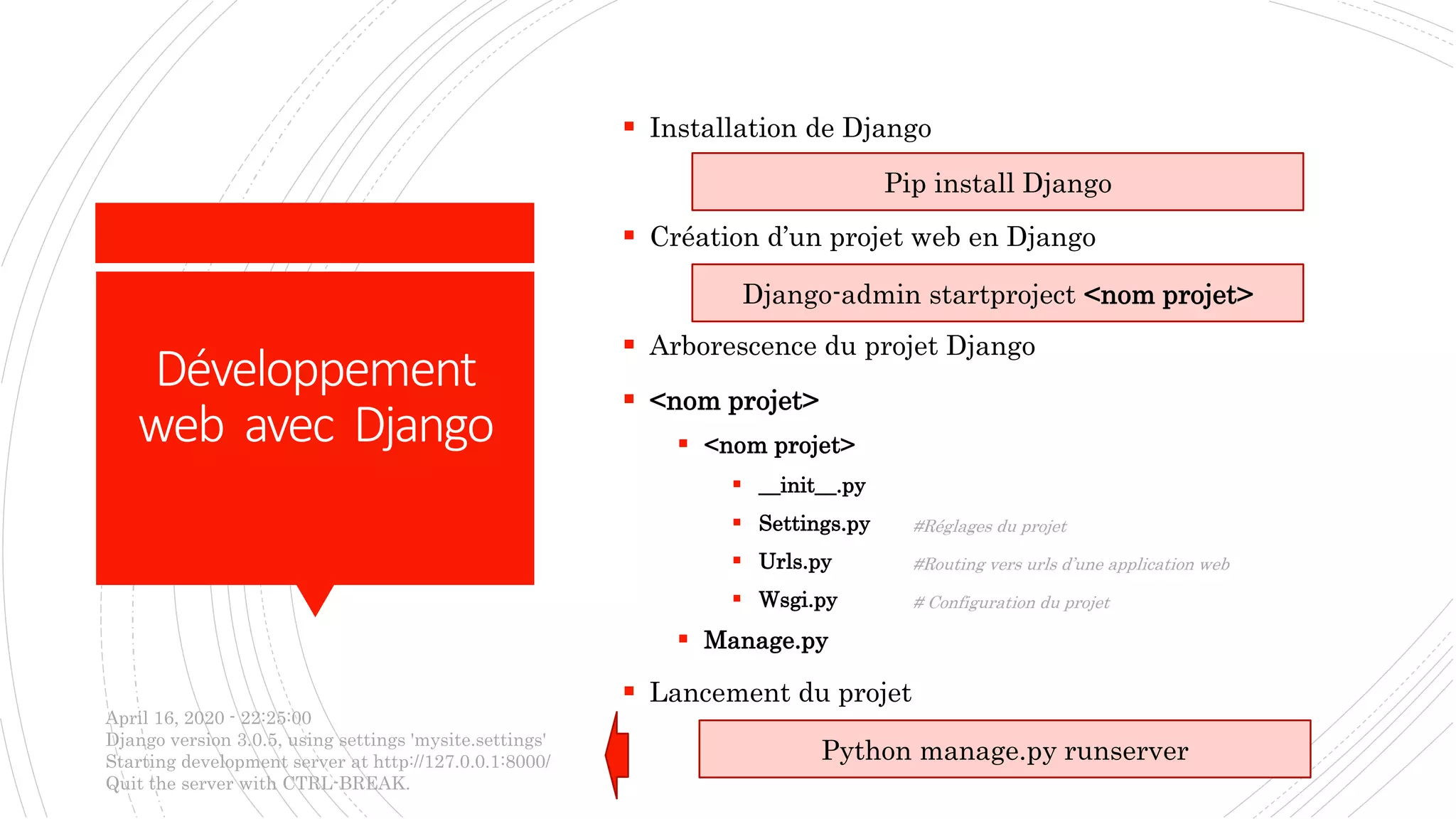 Django web framework | PPT