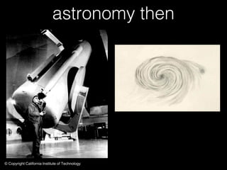 astronomy then

© Copyright California Institute of Technology

 