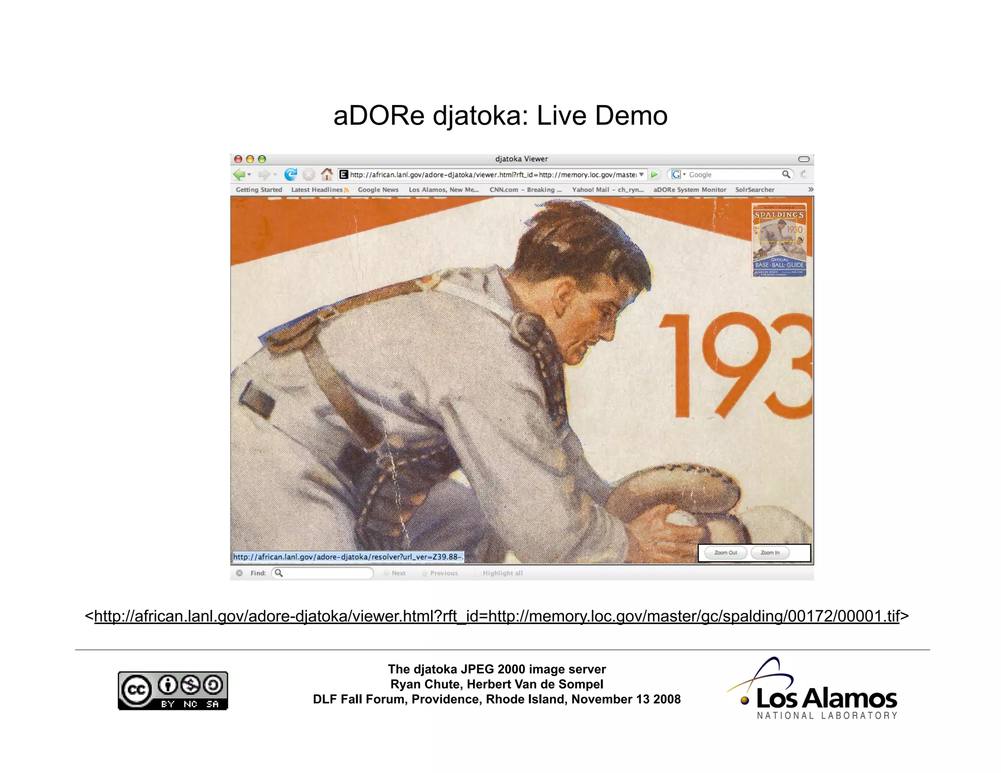 The djatoka Image Server