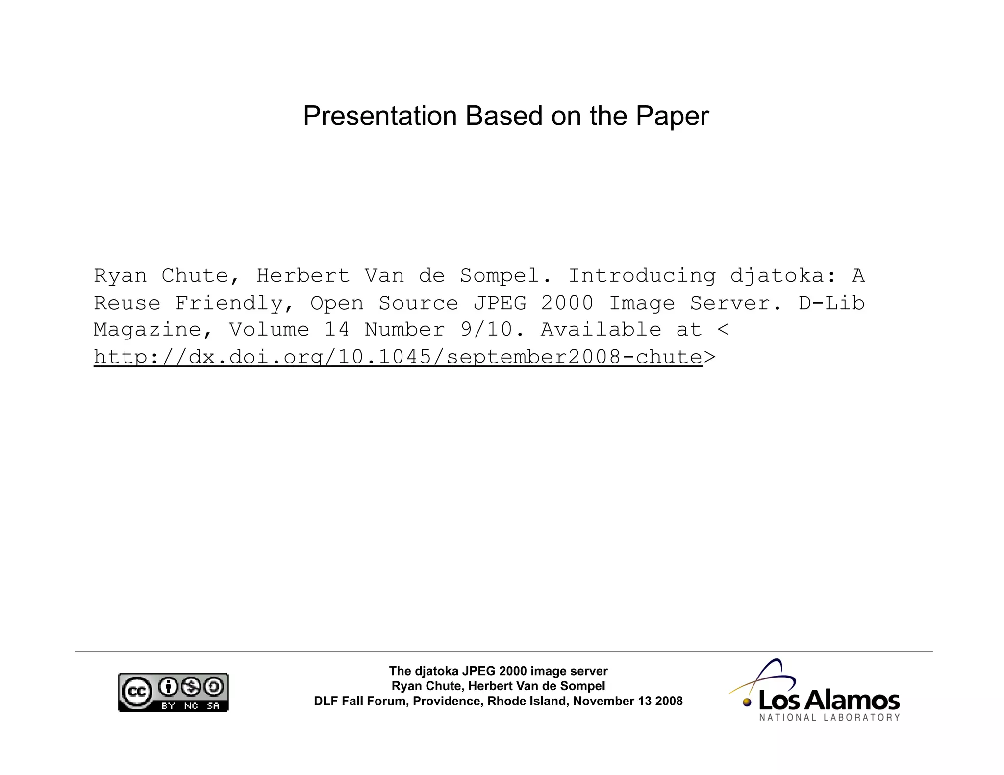 The djatoka Image Server