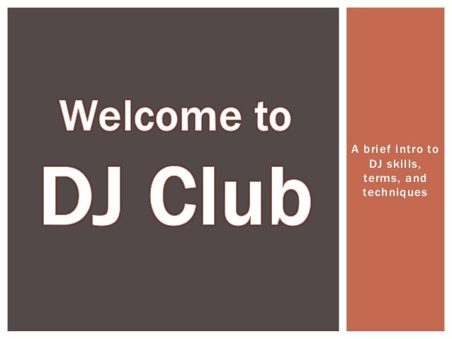 dj club powerpoint intro