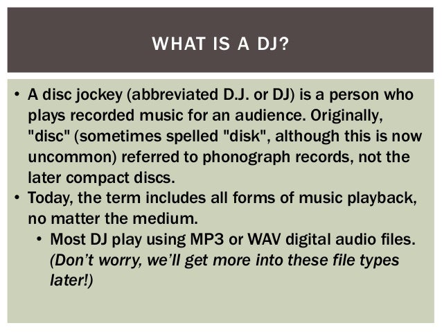 dj club powerpoint intro