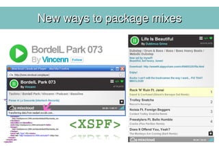 New ways to package mixes
 