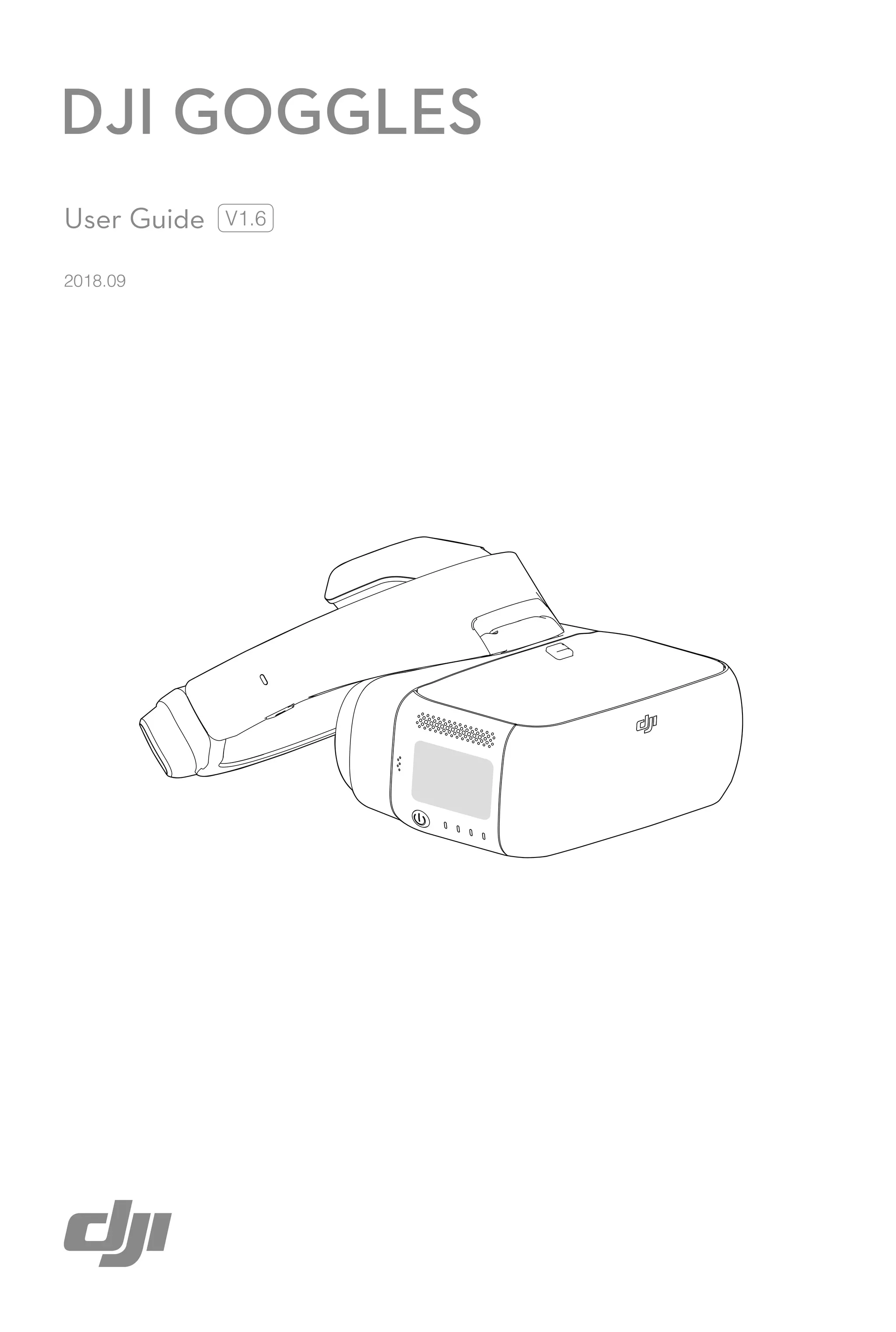 Dji goggles user_manual_en | PDF
