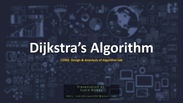 Dijkstra's algorithm presentation | PPT