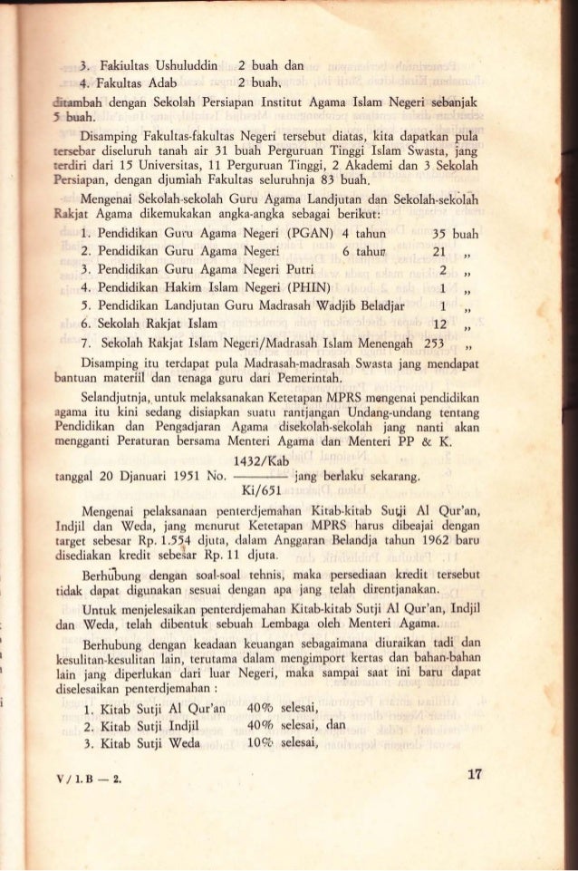 Buku Kelima Sidang Umum MPRS Ketiga Tahun 1965 Jilid I-B