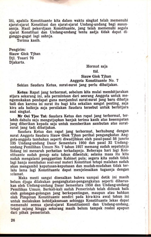 Risalah Perundingan Sidang Konstituante Tahun 1957 Jilid V