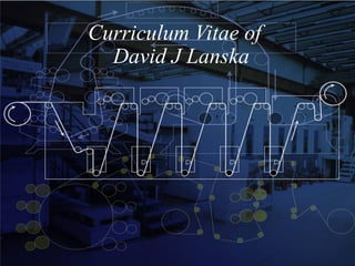 Curriculum Vitae of
  David J Lanska
 