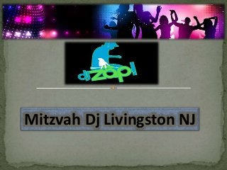 Mitzvah Dj Livingston NJ
 