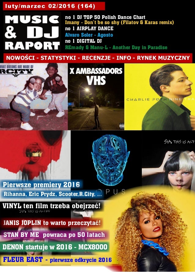 music amp dj raport 2016 02 polish airplay chart