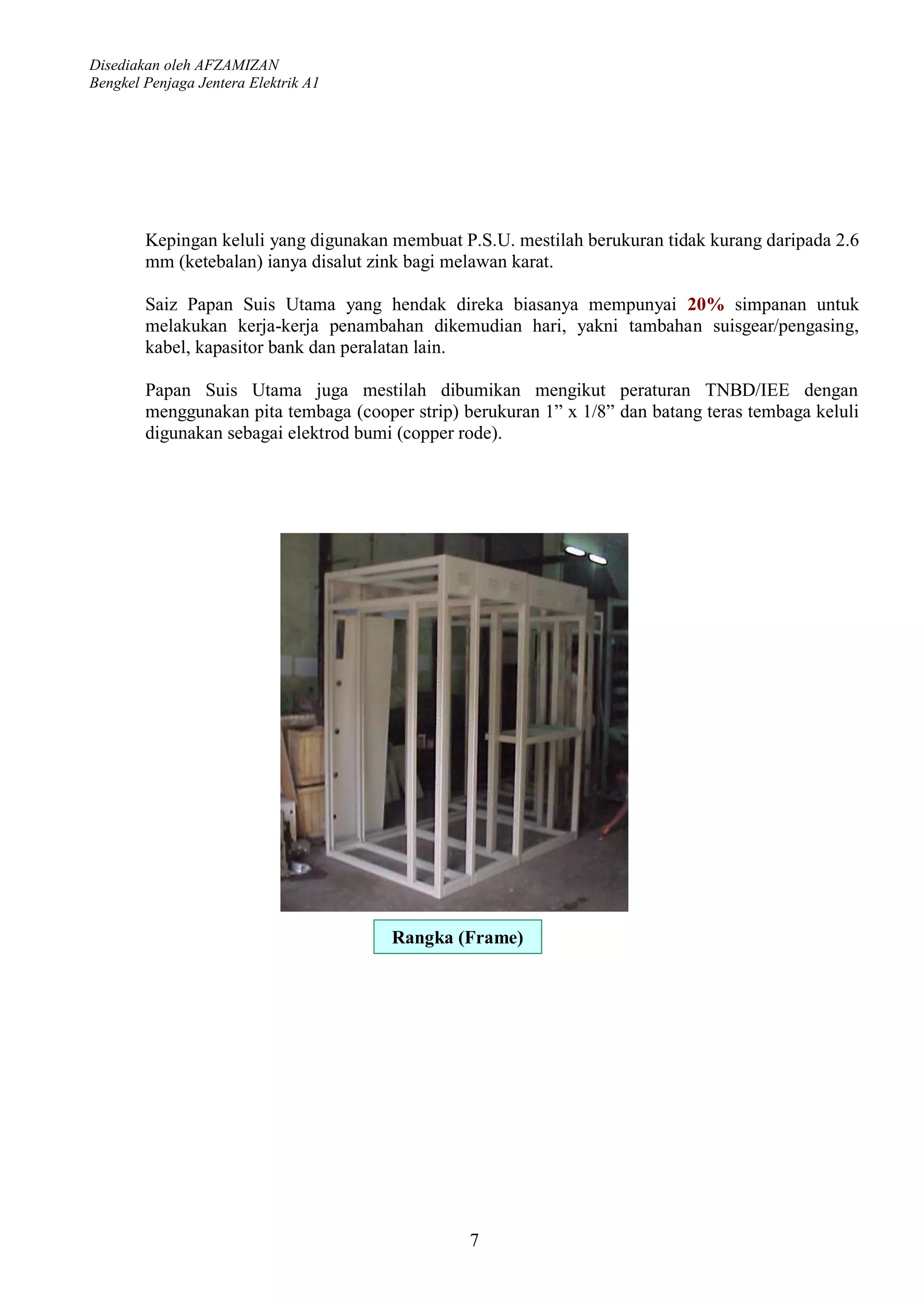 Buku papan suis utama | PDF