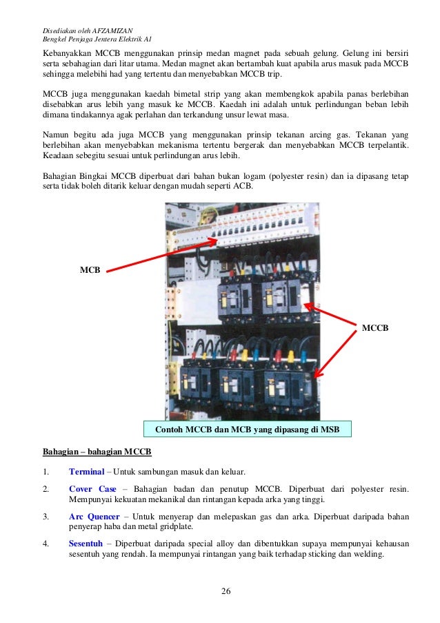 Buku Papan Suis Utama