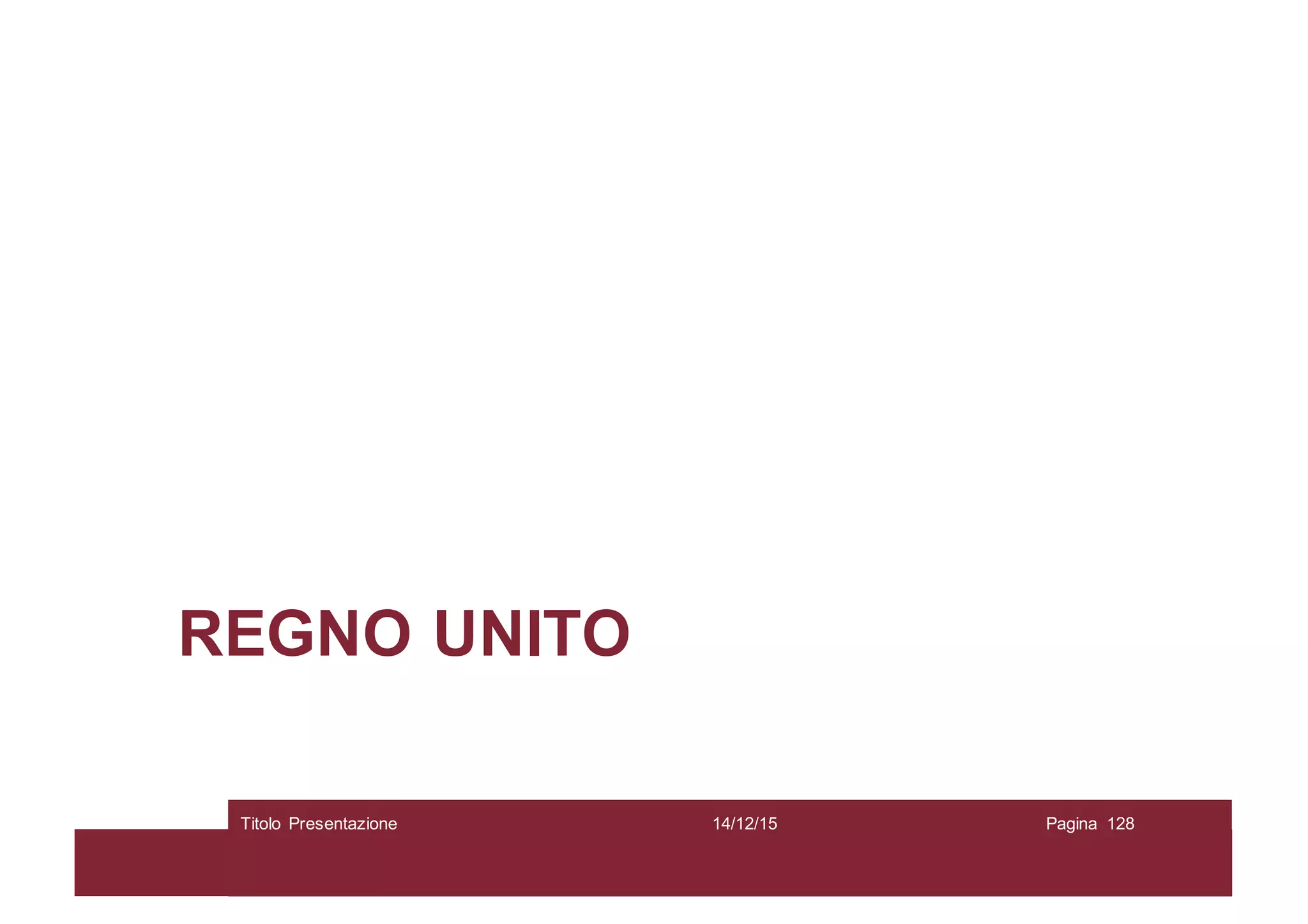 REGNO UNITO
14/12/15Titolo Presentazione Pagina 128
 