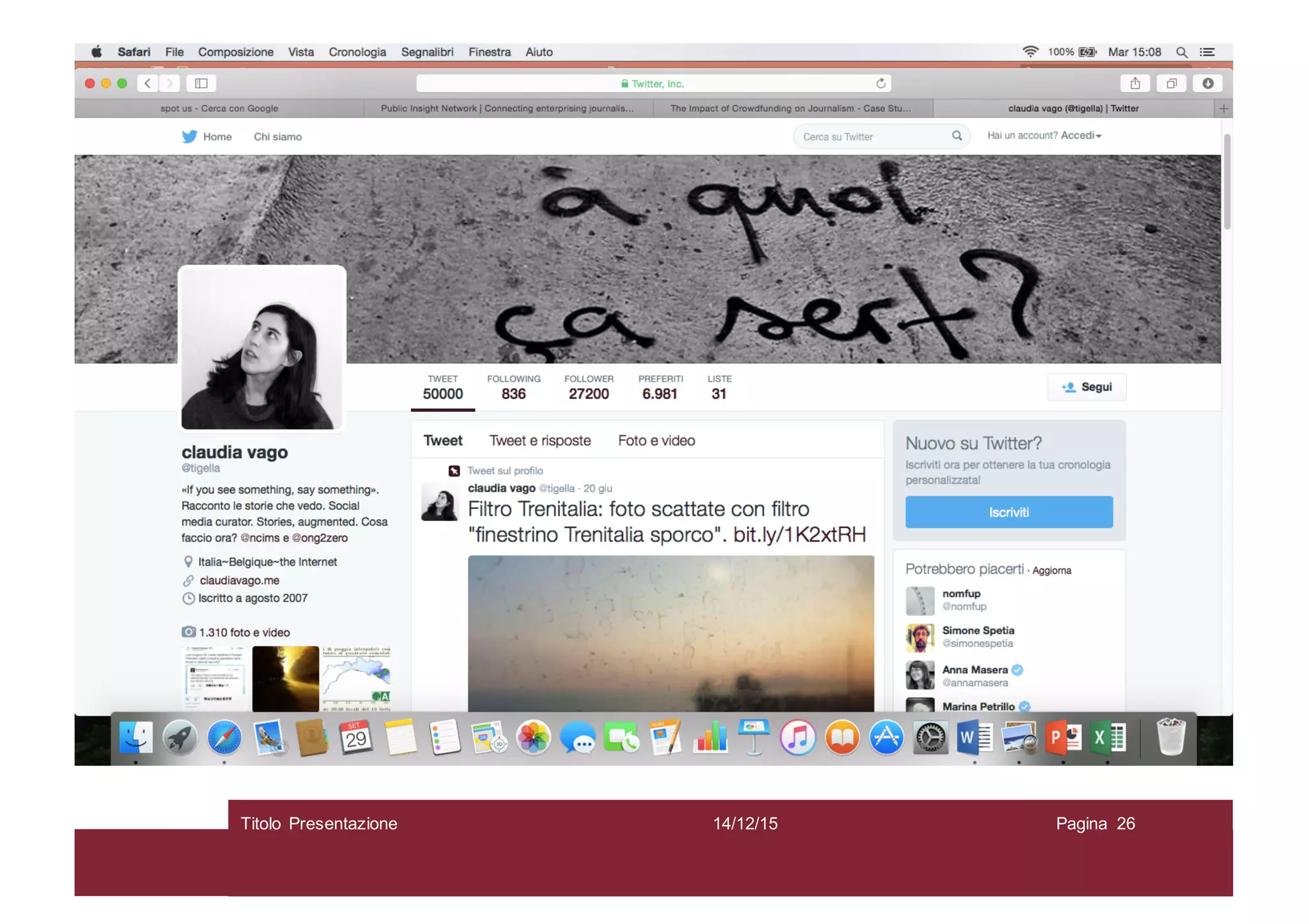 14/12/15Titolo Presentazione Pagina 26
 