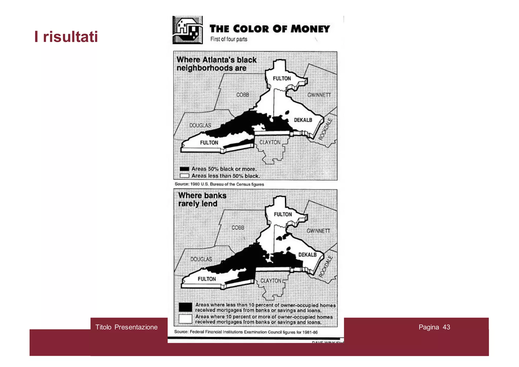 14/12/15Titolo Presentazione Pagina 43
I risultati
 