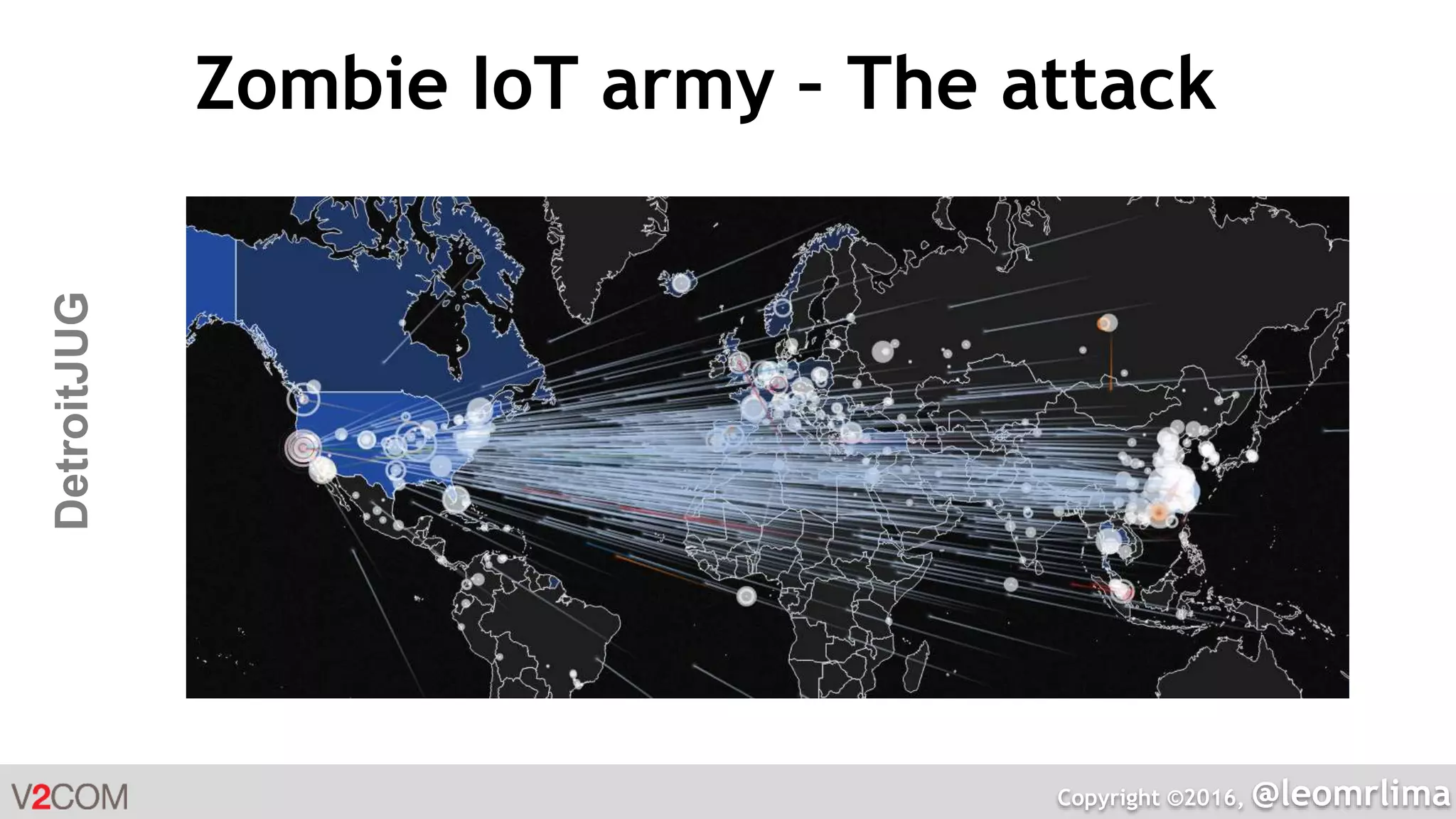 Copyright ©2016, @leomrlima
DetroitJUG Zombie IoT army – The attack
 