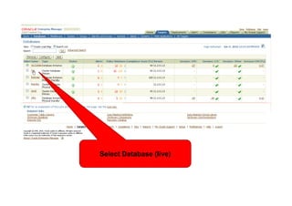<Insert Picture Here>




               Select Database (live)
 