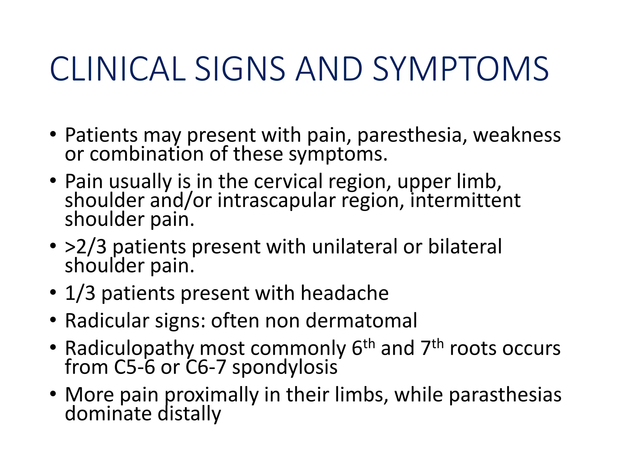 CERVICAL MYELOPATHY | PPTX