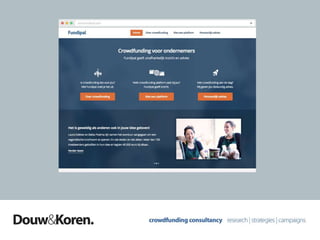Douw&Koren - Crowdfunding Day - Crowdfunding & Accountancy