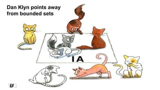 Dan Klyn points away
from bounded sets
 