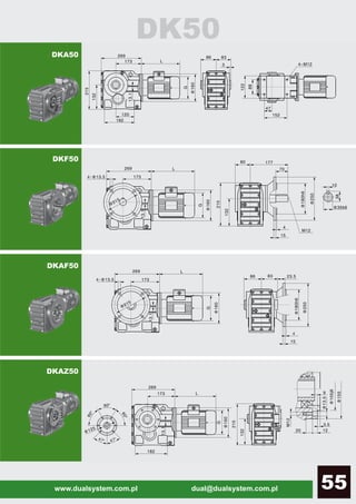 www.dualsystem.com.pl dual@dualsystem.com.pl 55
DKA50
DKF50
DKAF50
DKAZ50
DK50
 