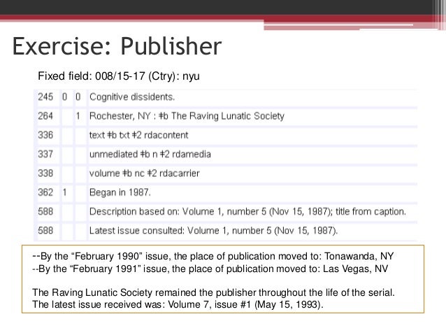 Cataloging Process Cataloging Process