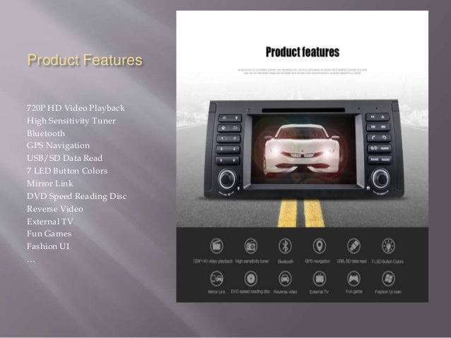 1 Din 7 Car DVD Player For BMW E391996 2003 With Original UI GPS Navi Radio Video In Dash Support BT Mirror Link USB SD SWC Full Functions HD