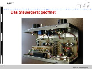 DL3LAC Antennenkoppler
DK8EYDK8EY
Das Steuergerät geöffnet
 