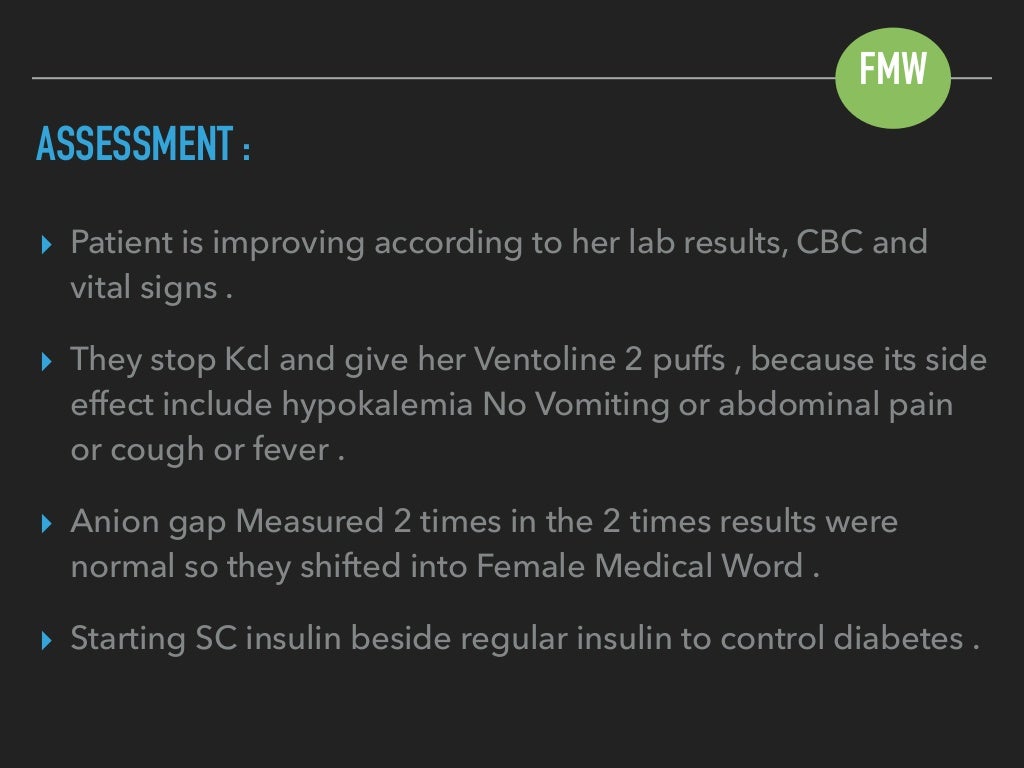 Diabetic Ketoacidosis Case presentation