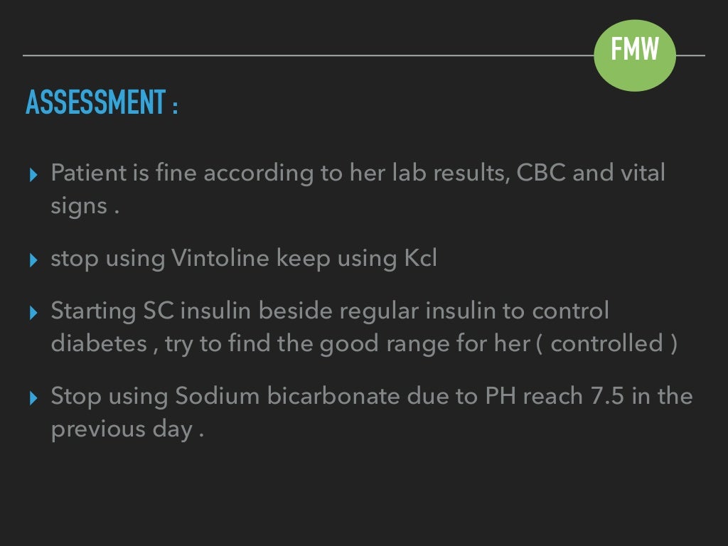 Diabetic Ketoacidosis Case presentation