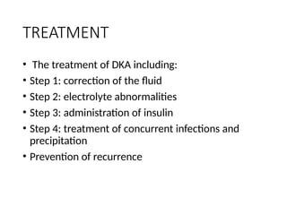 Evaluation and management of diabetic ketoacidosis | PPT