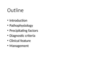 Evaluation and management of diabetic ketoacidosis | PPT
