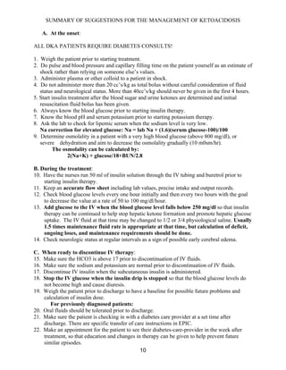 Comprehensive 2024-2025 DKA Treatment Protocol for Pediatric Diabetes ...