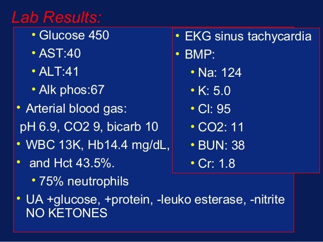 wbc blood test fss Dka