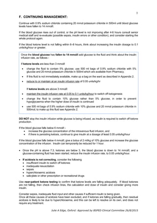 Dka aguideline | PDF