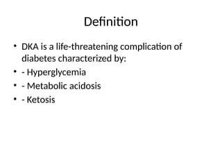 Comprehensive Guide to Diabetic Ketoacidosis (DKA) for MBBS ...