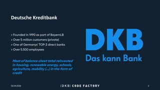 DKB Code Factory, A place to stay curious | PDF