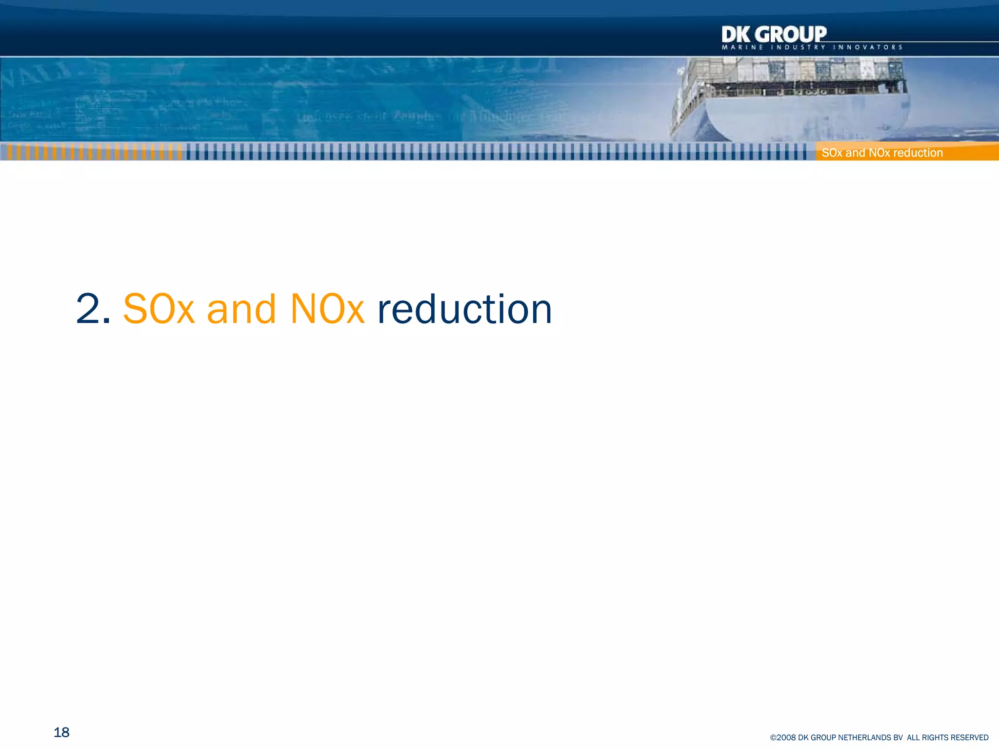 Container Ship - How to reduce effect on Climate and Pollution