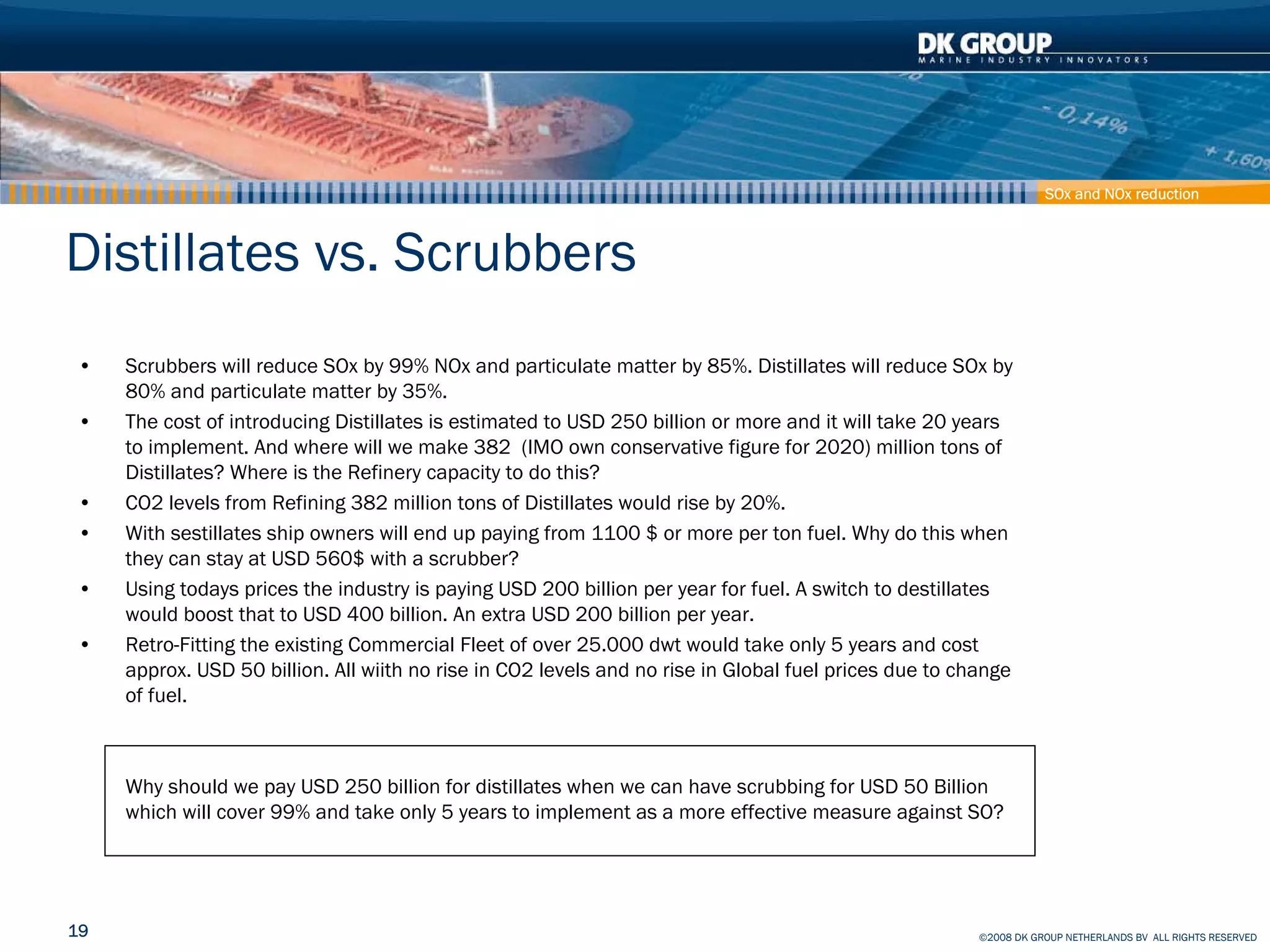 Container Ship - How to reduce effect on Climate and Pollution