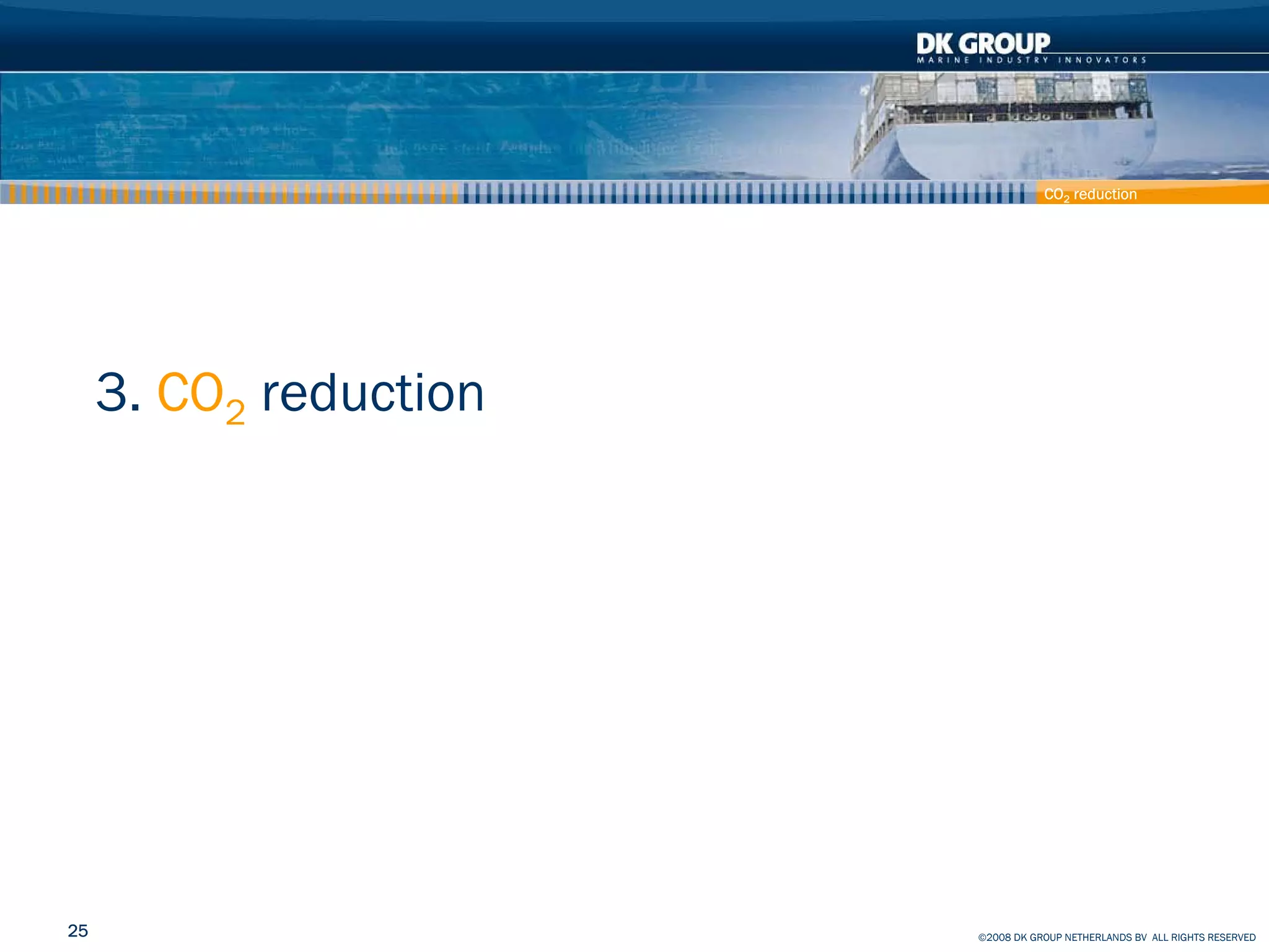 Container Ship - How to reduce effect on Climate and Pollution