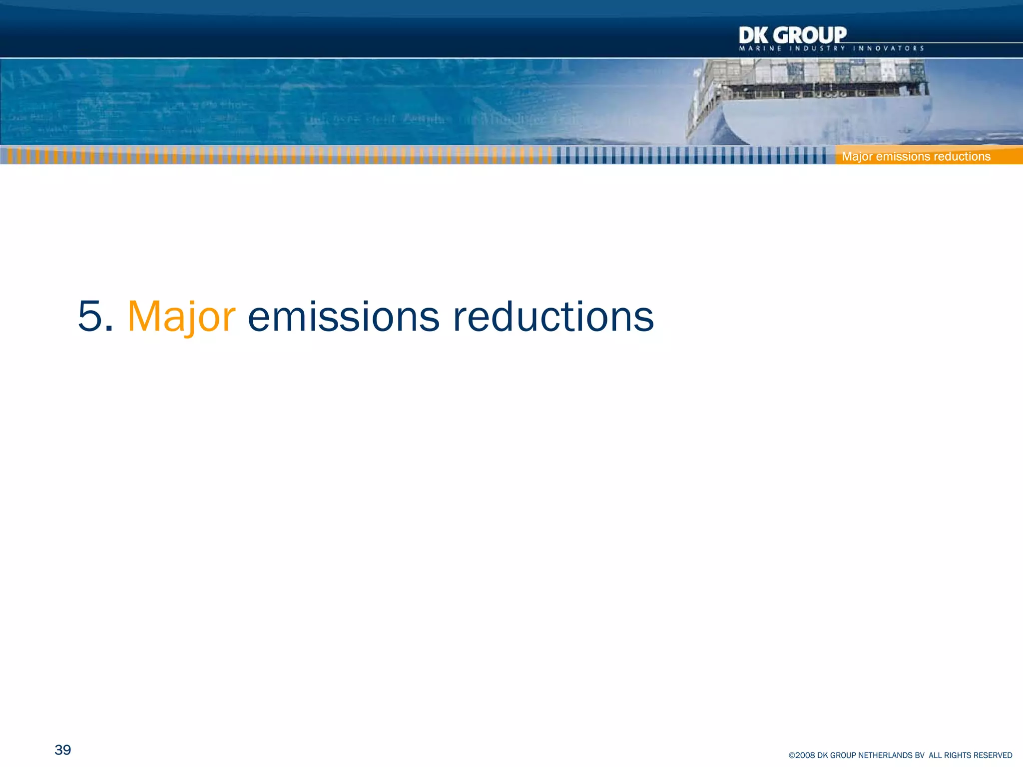 Container Ship - How to reduce effect on Climate and Pollution